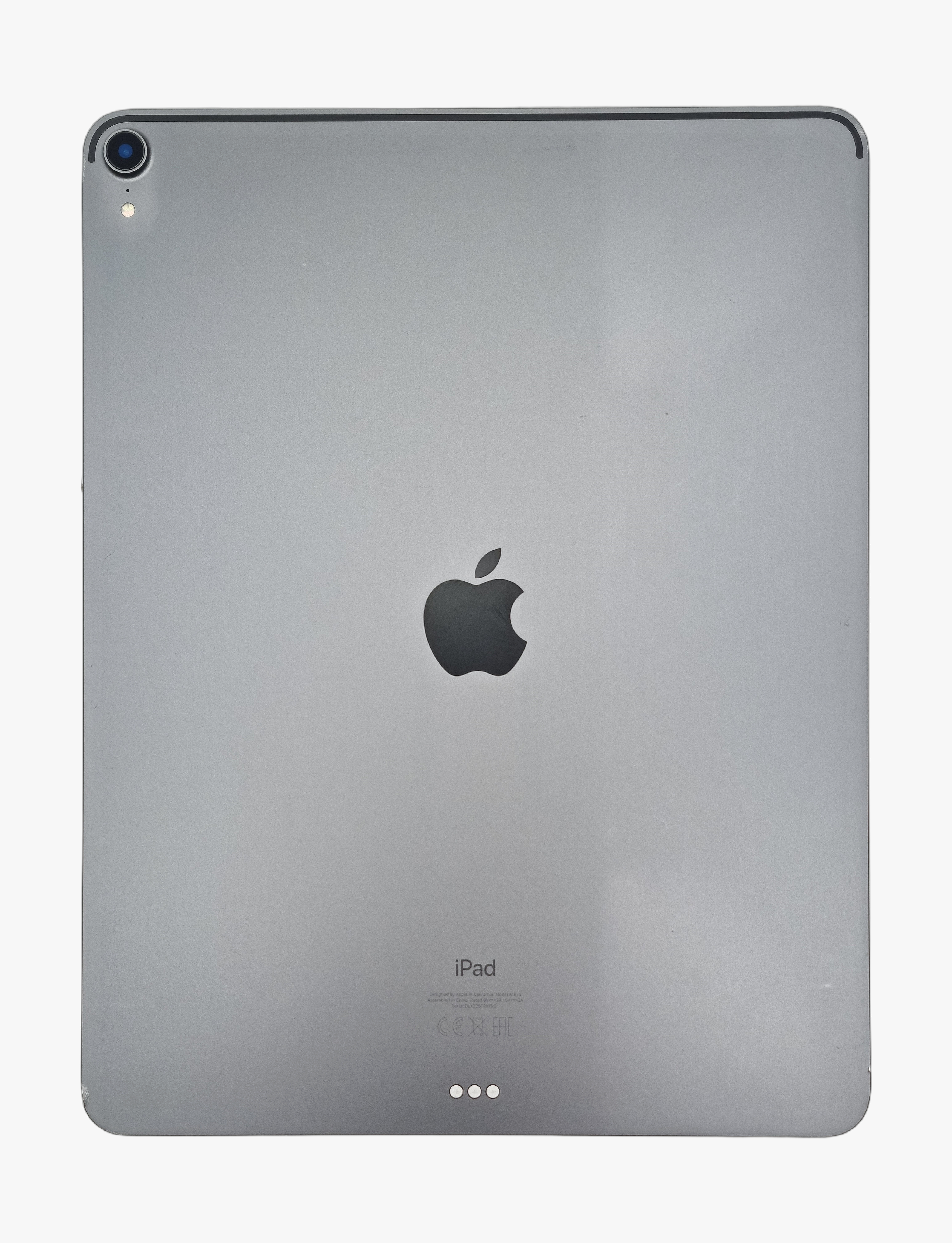 Apple iPad Pro 12.9" 3rd Gen Tablet, 256GB, Wi-Fi, Space Grey, A1876