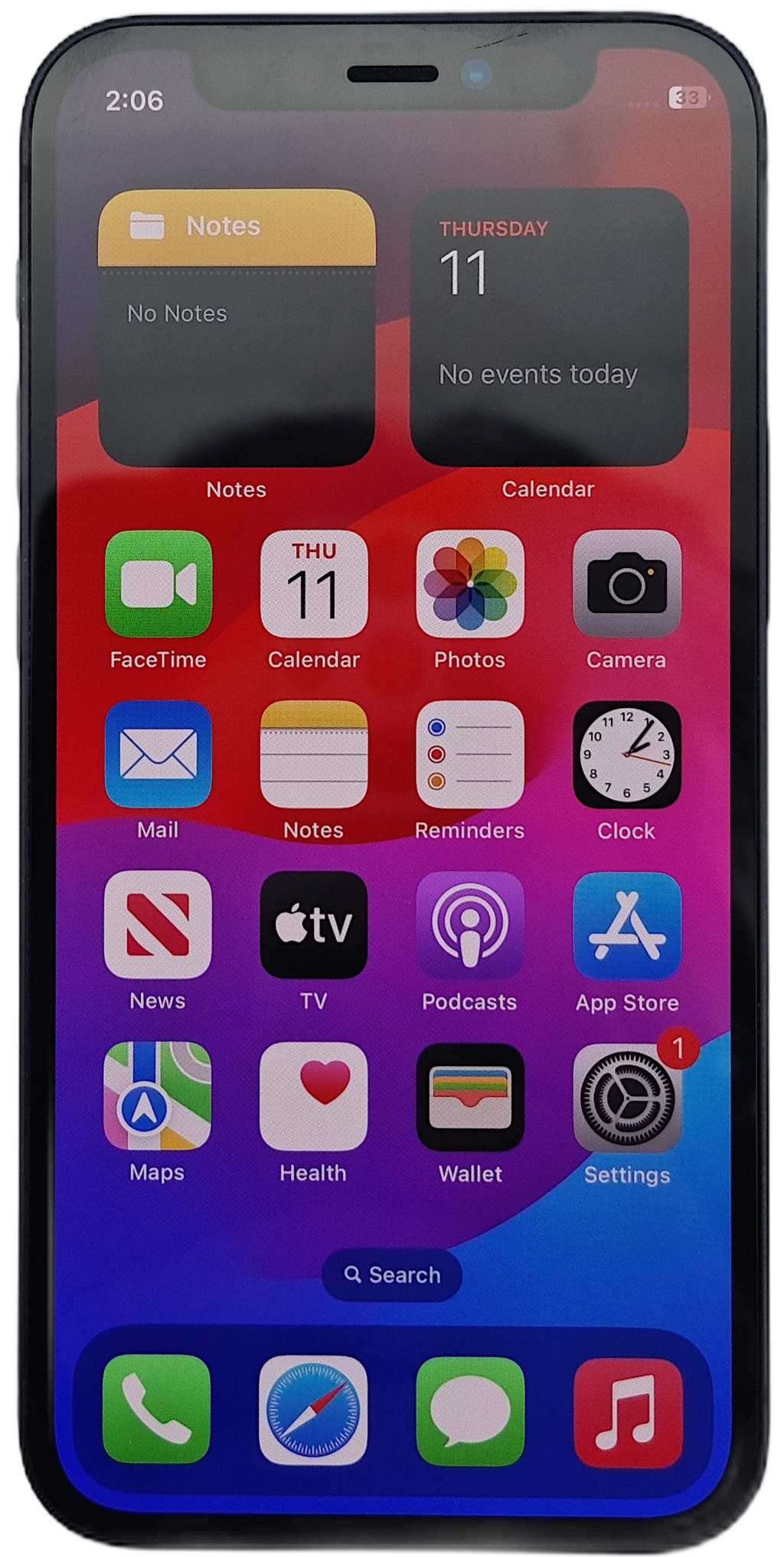 Apple Iphone 12 Smartphone, 64GB, Black, Network Unlocked, A2403