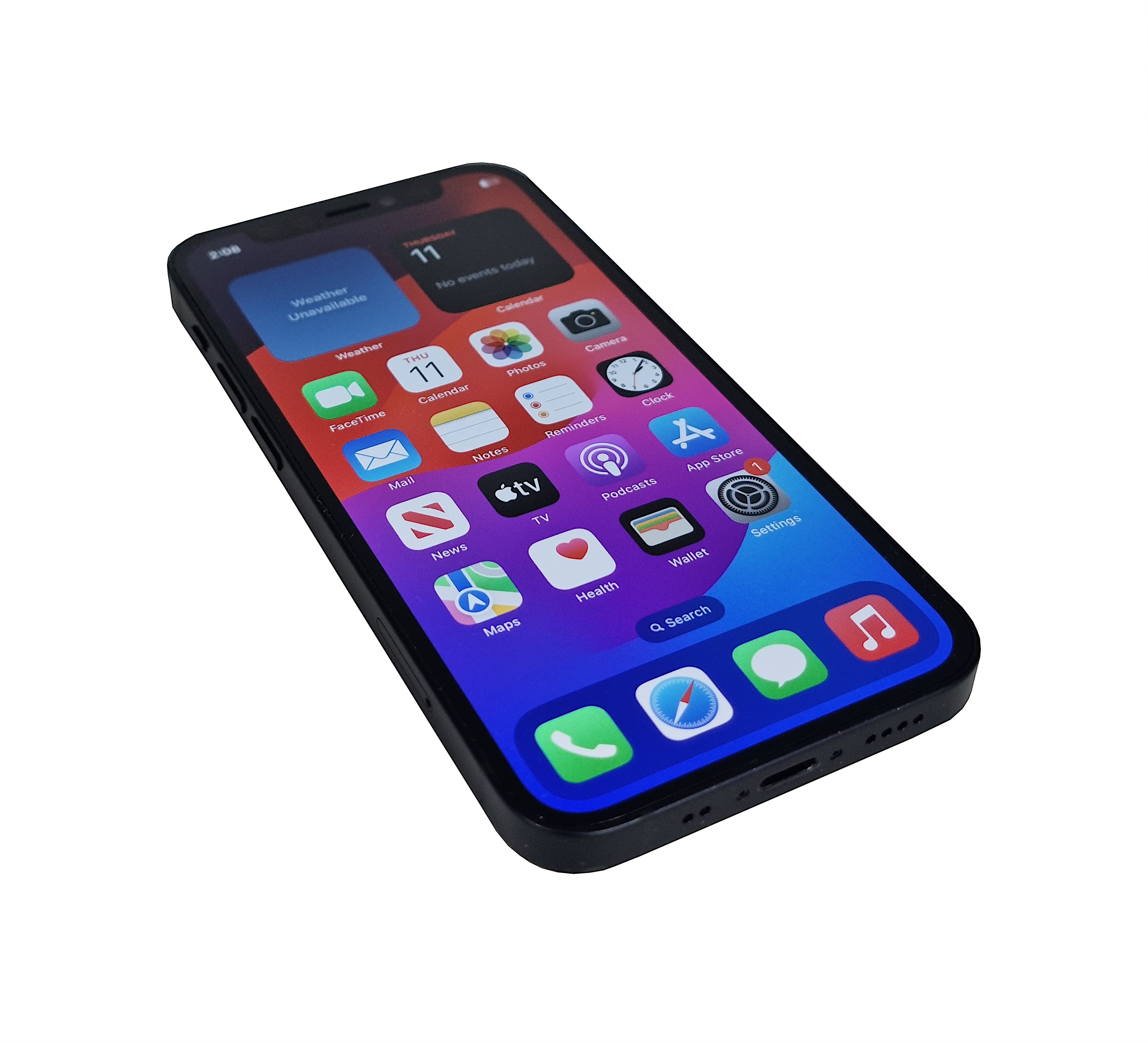 Apple Iphone 12 Smartphone, 64GB, Black, Network Unlocked, A2403