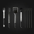 BBQ Tool Set, 8-pc