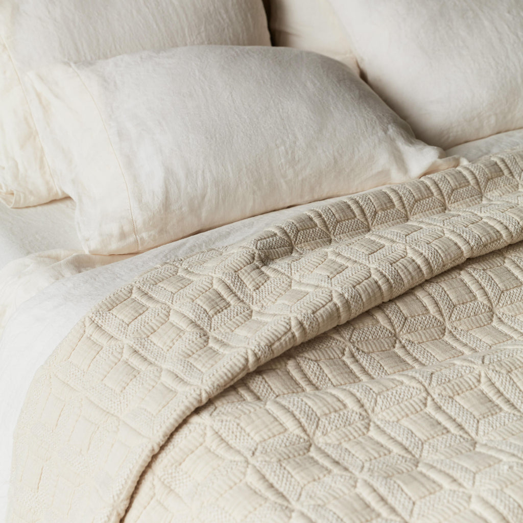 Ayla Organic Cotton Quilted Bed Blanket - Image 6