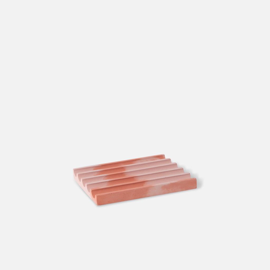 Soap Dish - Pink and Coral