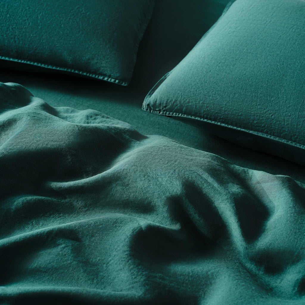 Washed European Linen Duvet Cover - Last Call - Image 26