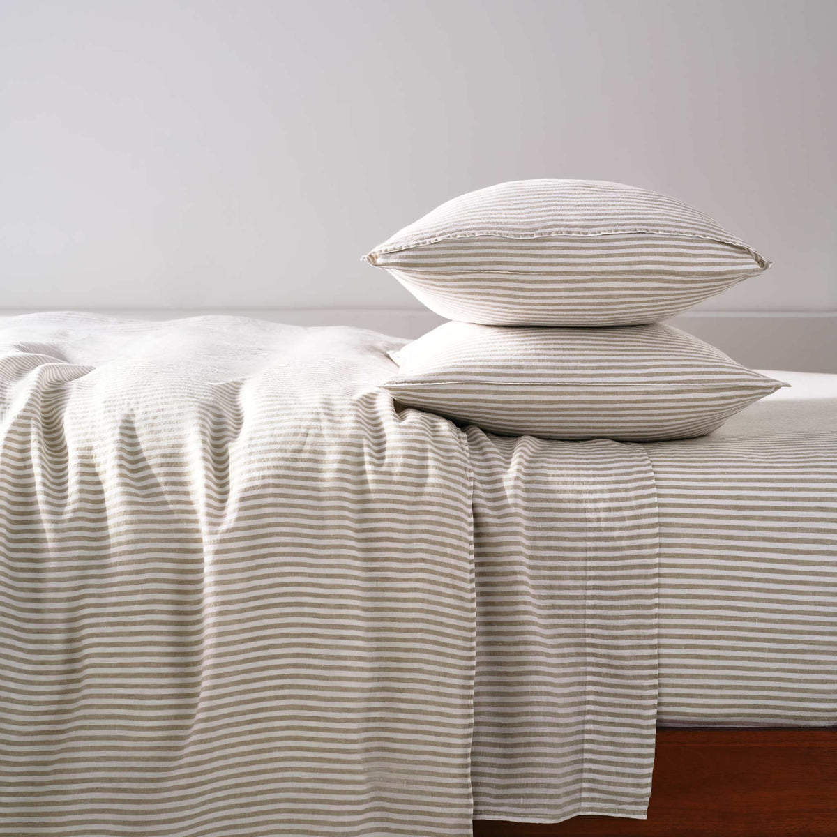 Set of 2 Washed European Linen Core Sheet Set Bundle - Image 19