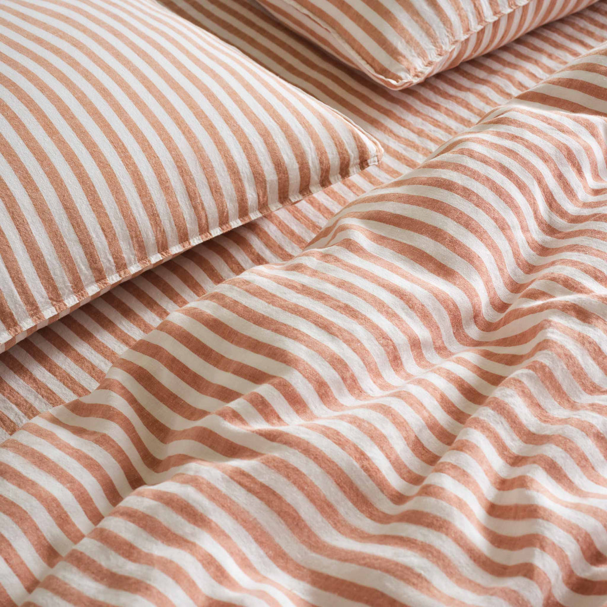 Set of 2 Washed European Linen Core Sheet Set Bundle - Image 98