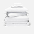 Washed Classic Percale Hardcore Sheet Bundle - White