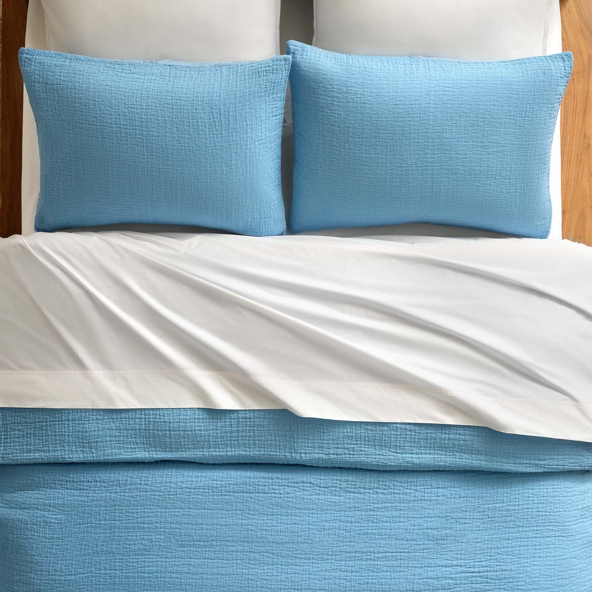 Breezeweave Crinkle Cotton Duvet Cover - Image 28