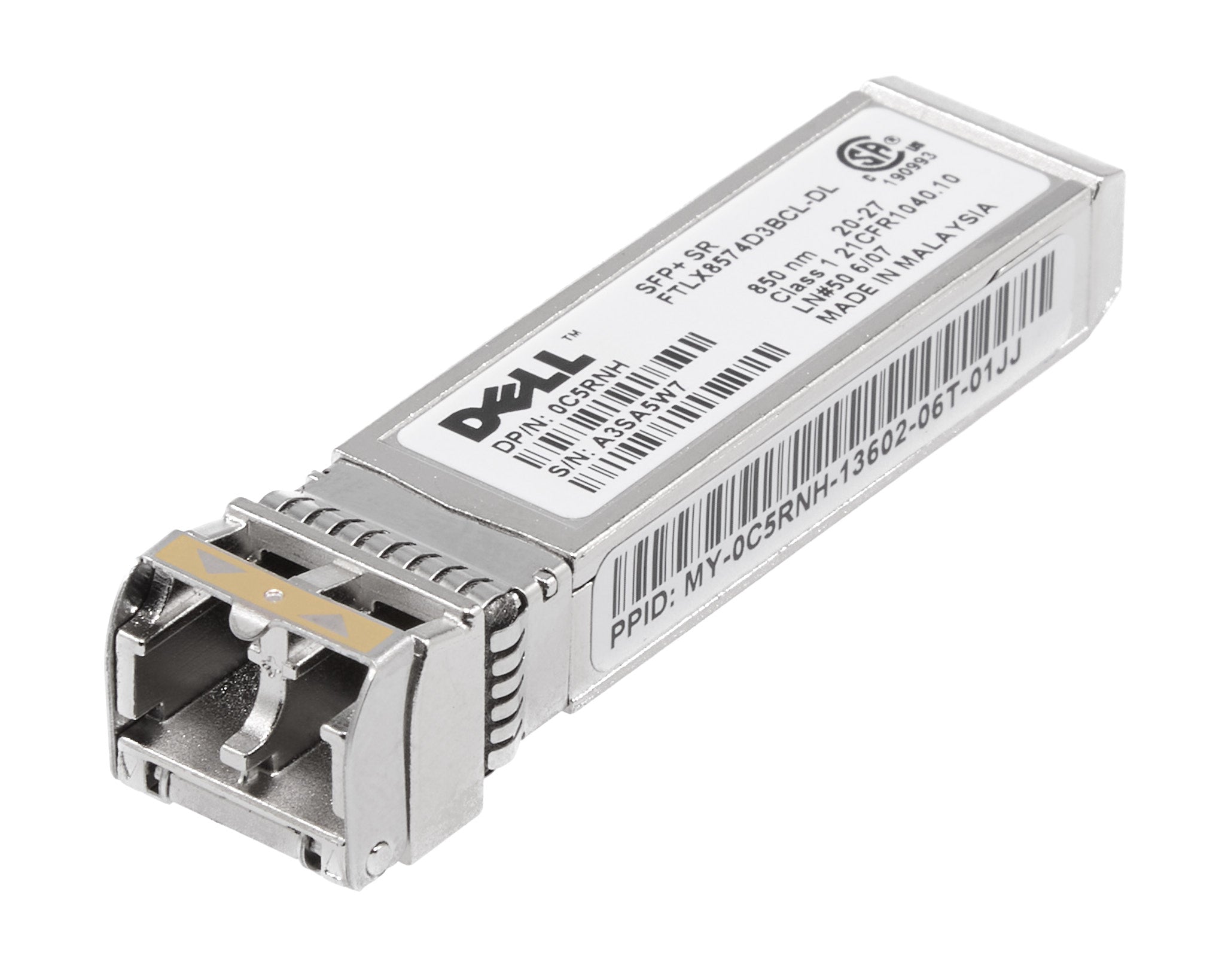 10GBASE-SR 850 nm SFP+ short-range transceiver
