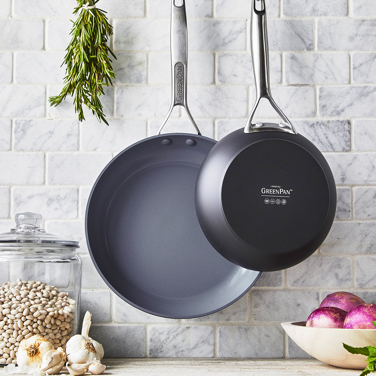 Paris Pro Ceramic Nonstick 8" and 10" Frypan Set - Image 2