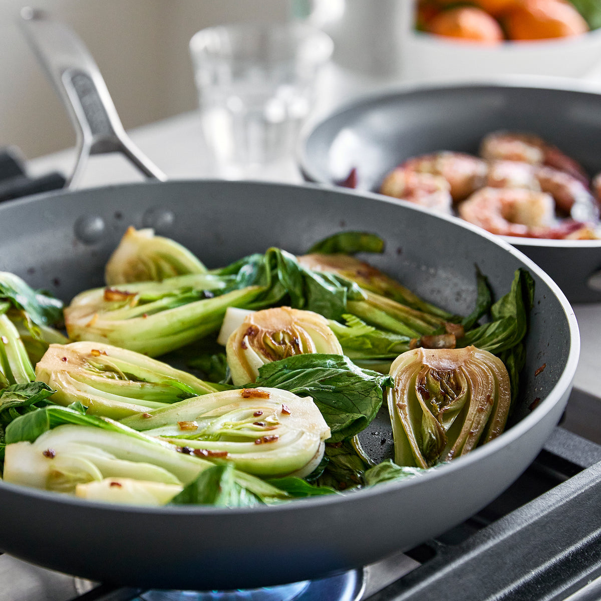 Paris Pro Ceramic Nonstick 10" and 12" Frypan Set - Image 6