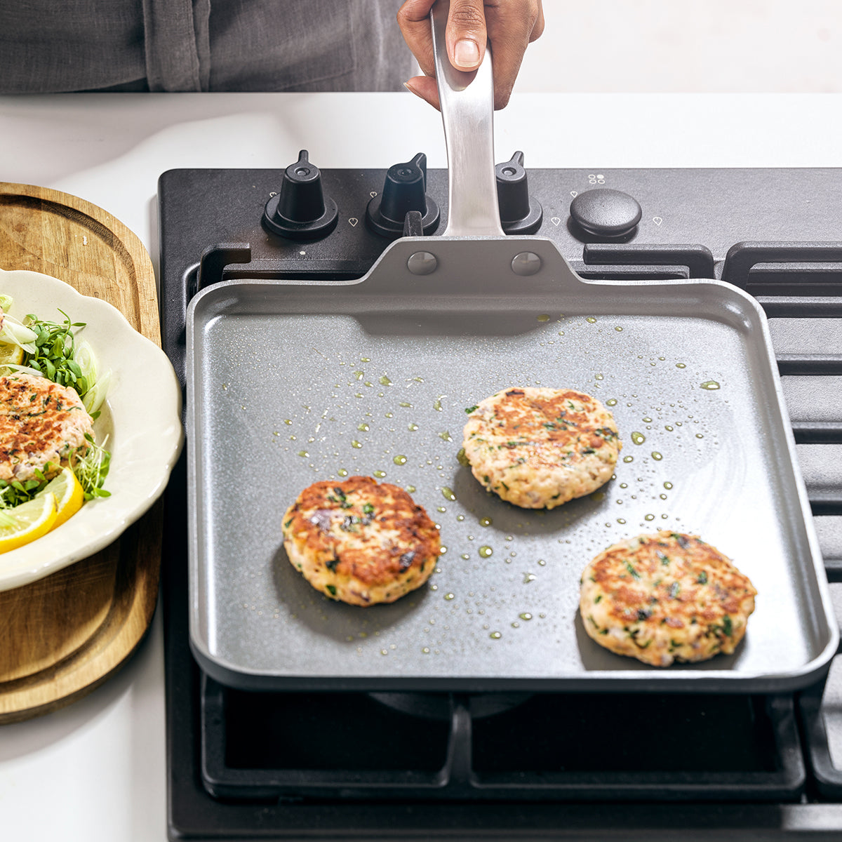 Chatham Ceramic Nonstick 11" Square Griddle - Image 4