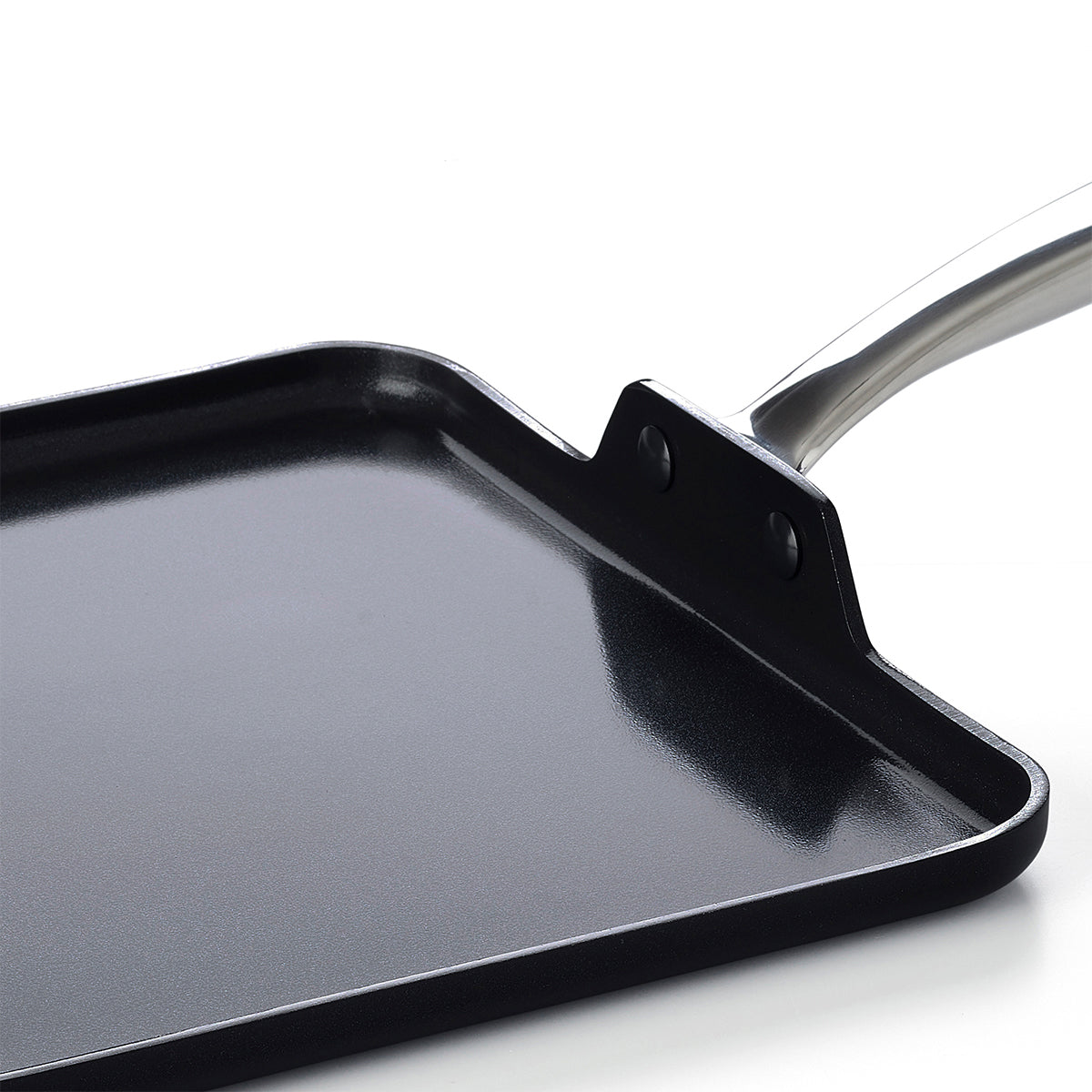 Chatham Black Ceramic Nonstick 11" Square Griddle - Image 5