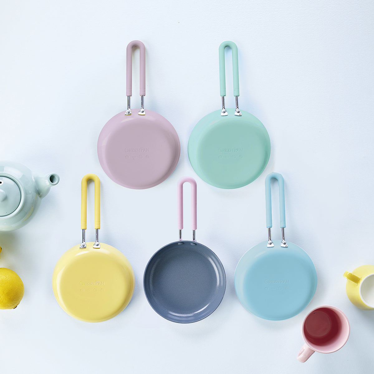 Mini Ceramic Nonstick 5" Frypan | Yellow - Image 5
