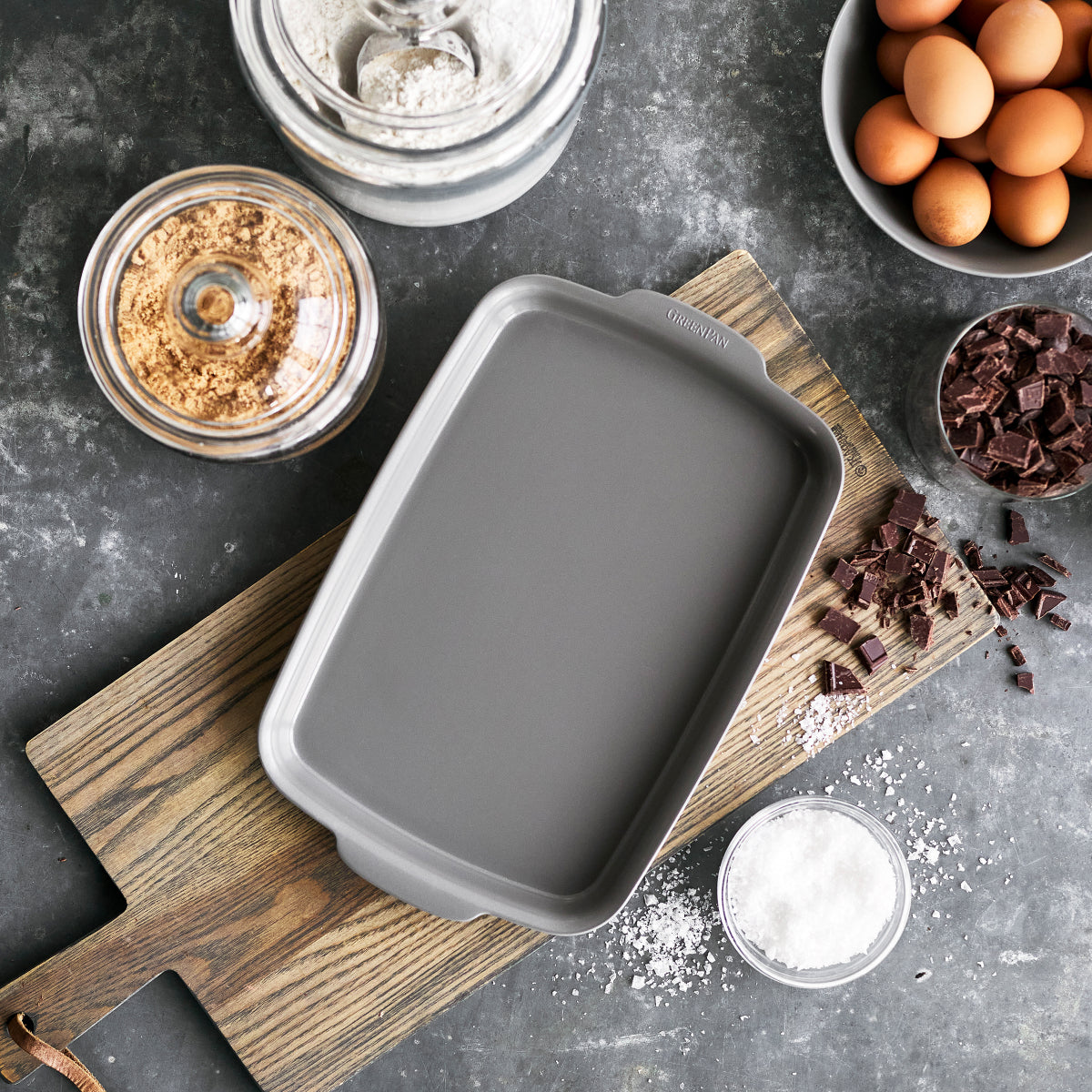 Premiere Ovenware Ceramic Nonstick 2-Piece 13" x 9" Quarter Sheet Pan Set - Image 6