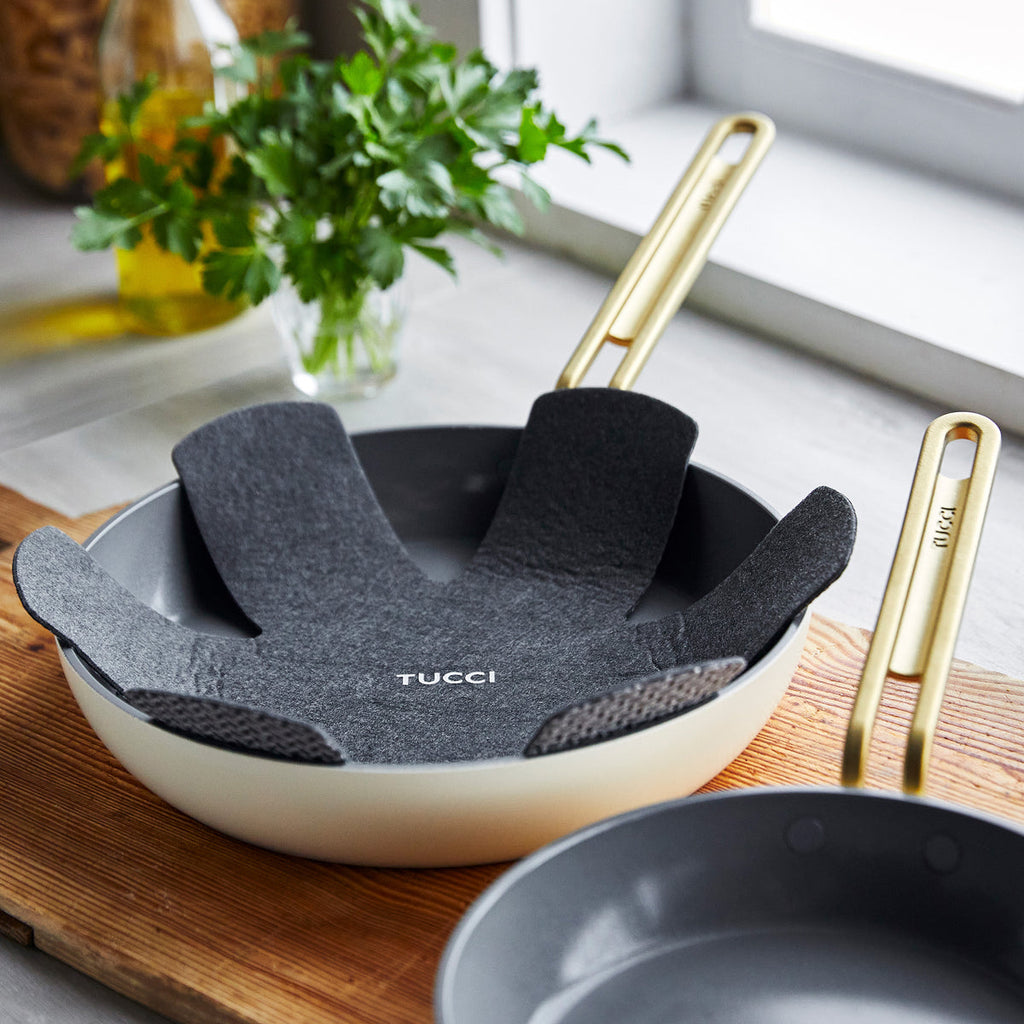 Stanley Tucci™ Ceramic Nonstick 8" Frypan | Carrara White - Image 9