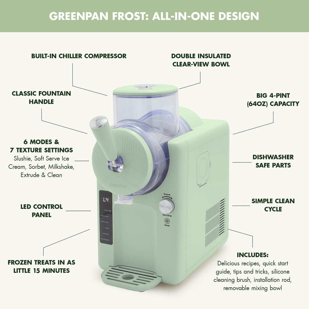 Frost Classic 15-in-1 Ice Cream & Frozen Drink Maker | Pistachio - Image 4