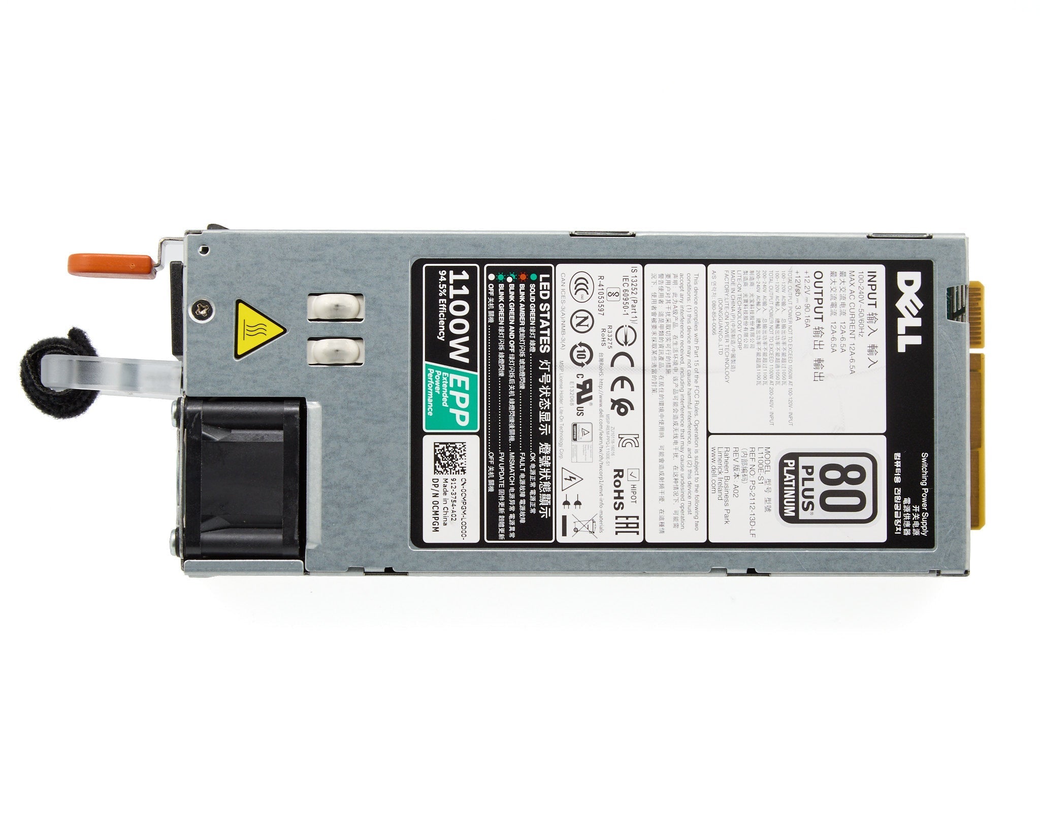Dell 1100W Platinum Efficiency Power Supply for 13G & 14G