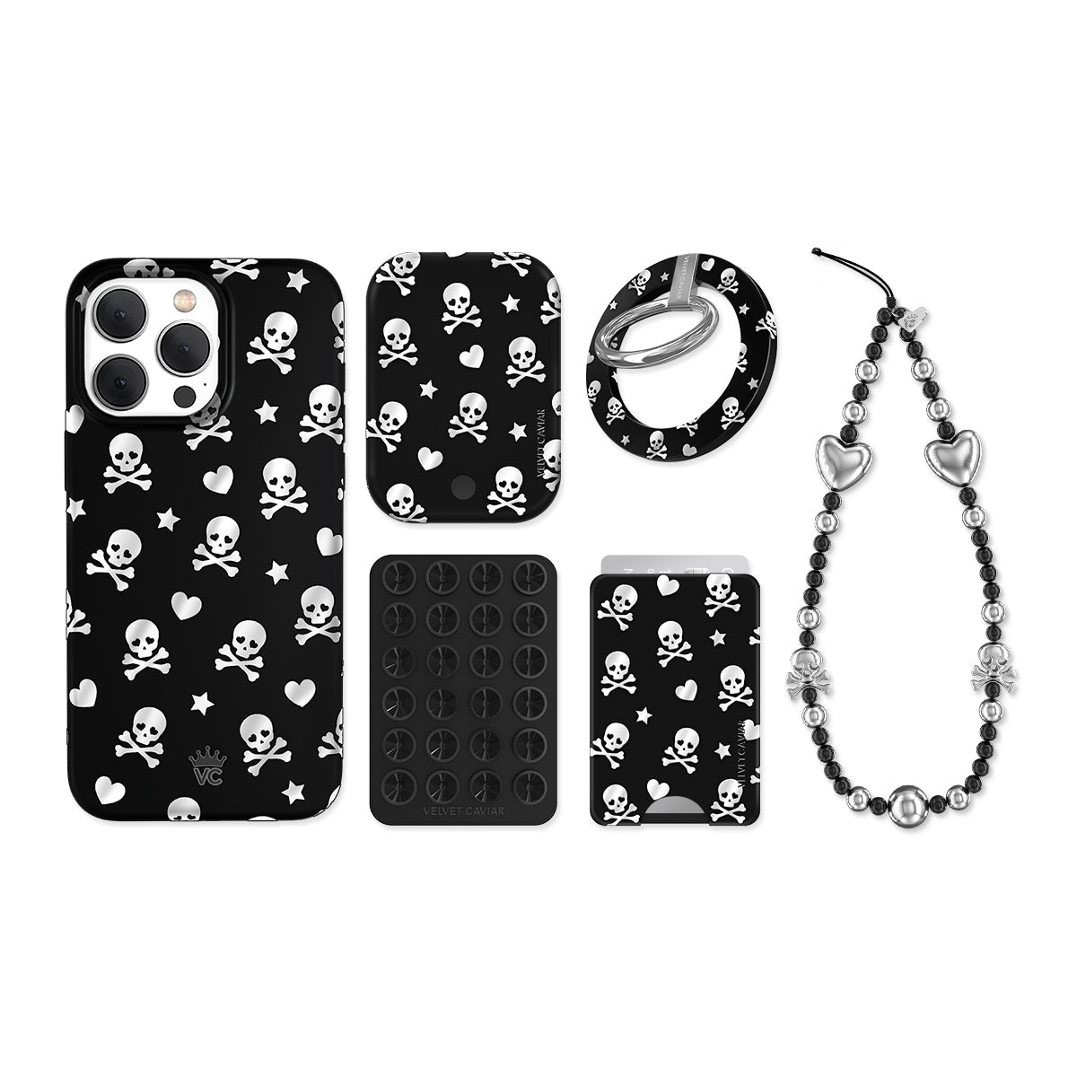 Chrome Skulls iPhone Bundle Set