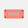 Ridge Logo Plate - Just Peachy