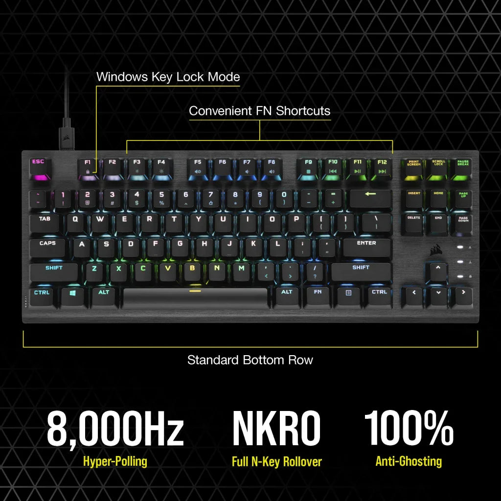 Corsair K60 PRO TKL Mechanical Gaming Keyboard
