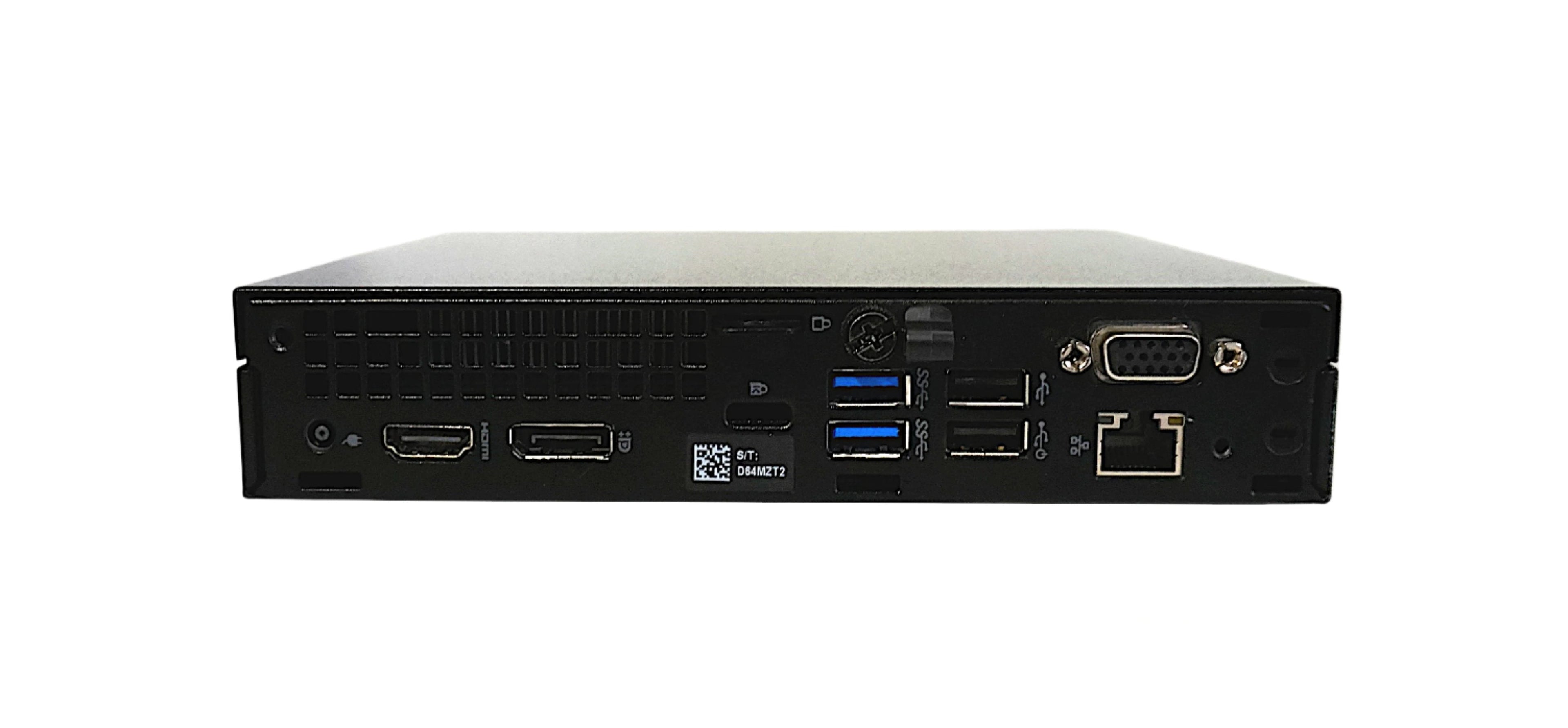 Dell OptiPlex 3060 Micro PC, Core i7 8th Gen, 8GB RAM, 256GB SSD, Windows 11