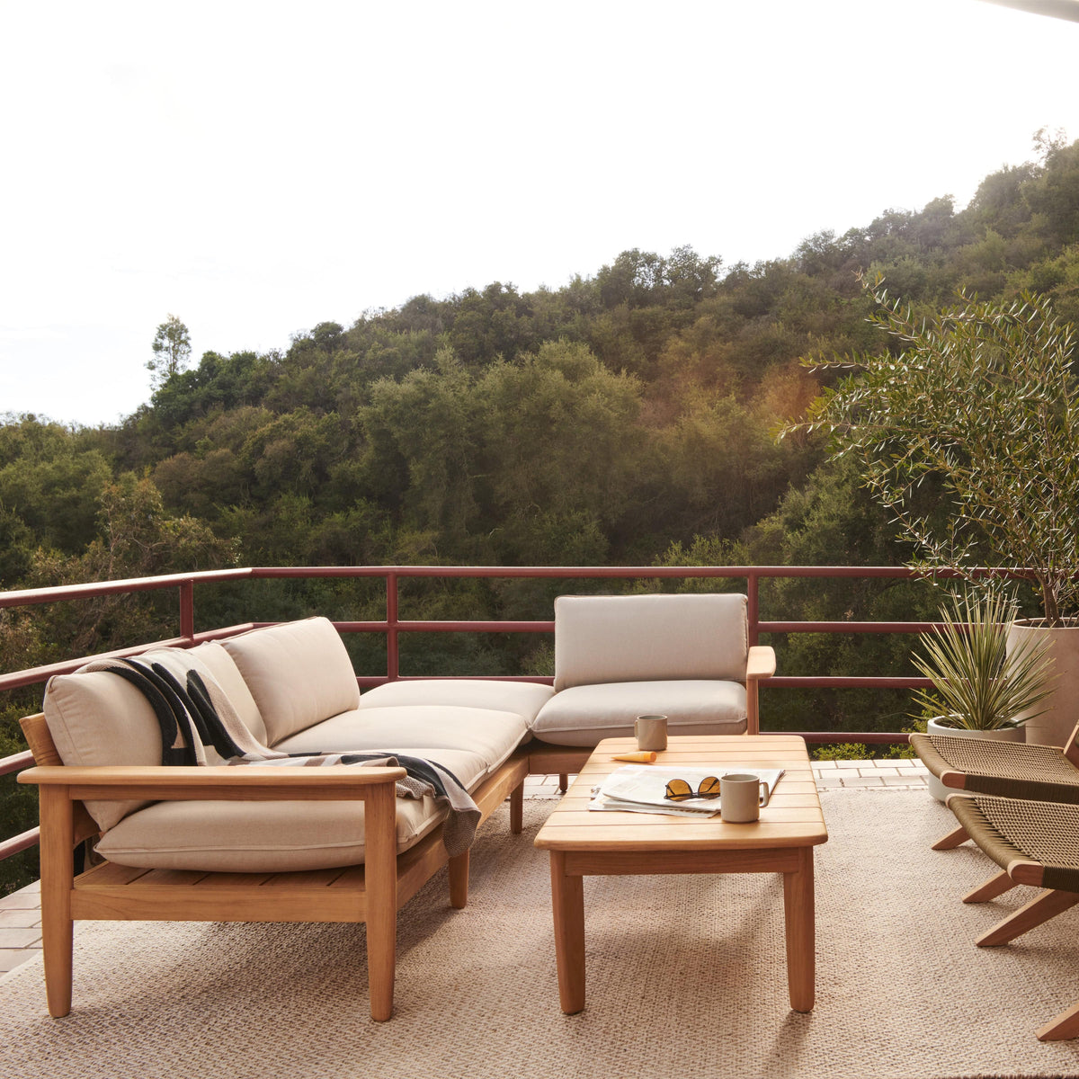 Dunes Teak 2-Seat Sofa - Image 8