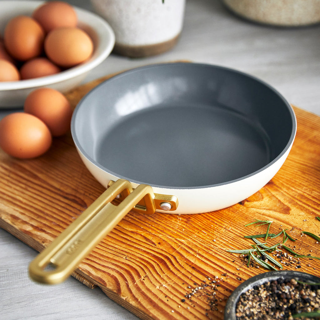 Stanley Tucci™ Ceramic Nonstick 3-Piece Mini Set | Carrara White - Image 7