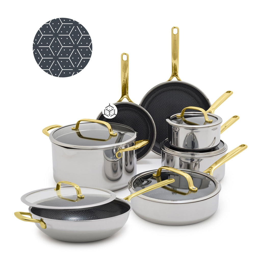 Spectra Gold Thermobond Hybrid Ceramic Nonstick 12-Piece Cookware Set - Image 19