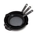Bobby Flay by GreenPan 8", 10" and 12" Cast Iron Frypan Set