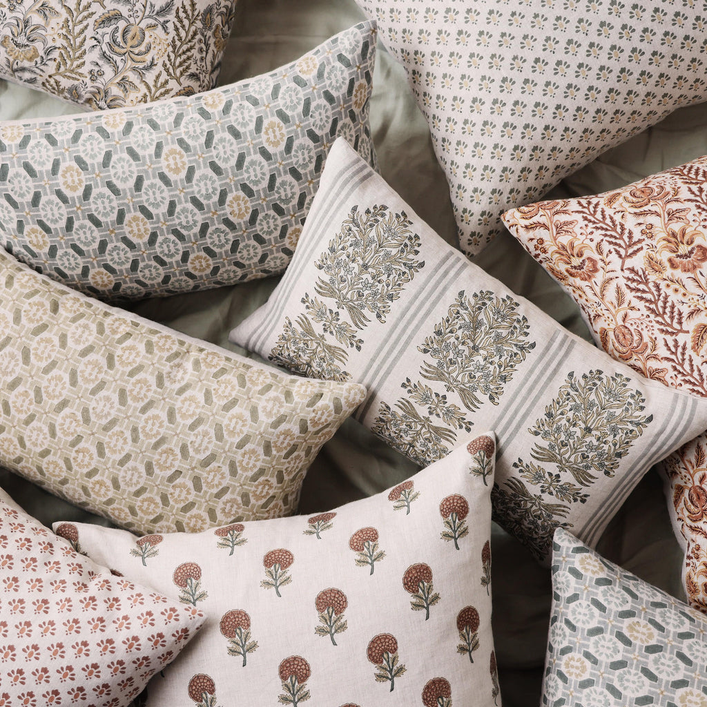 Elodie Block Print Pillow - Image 6
