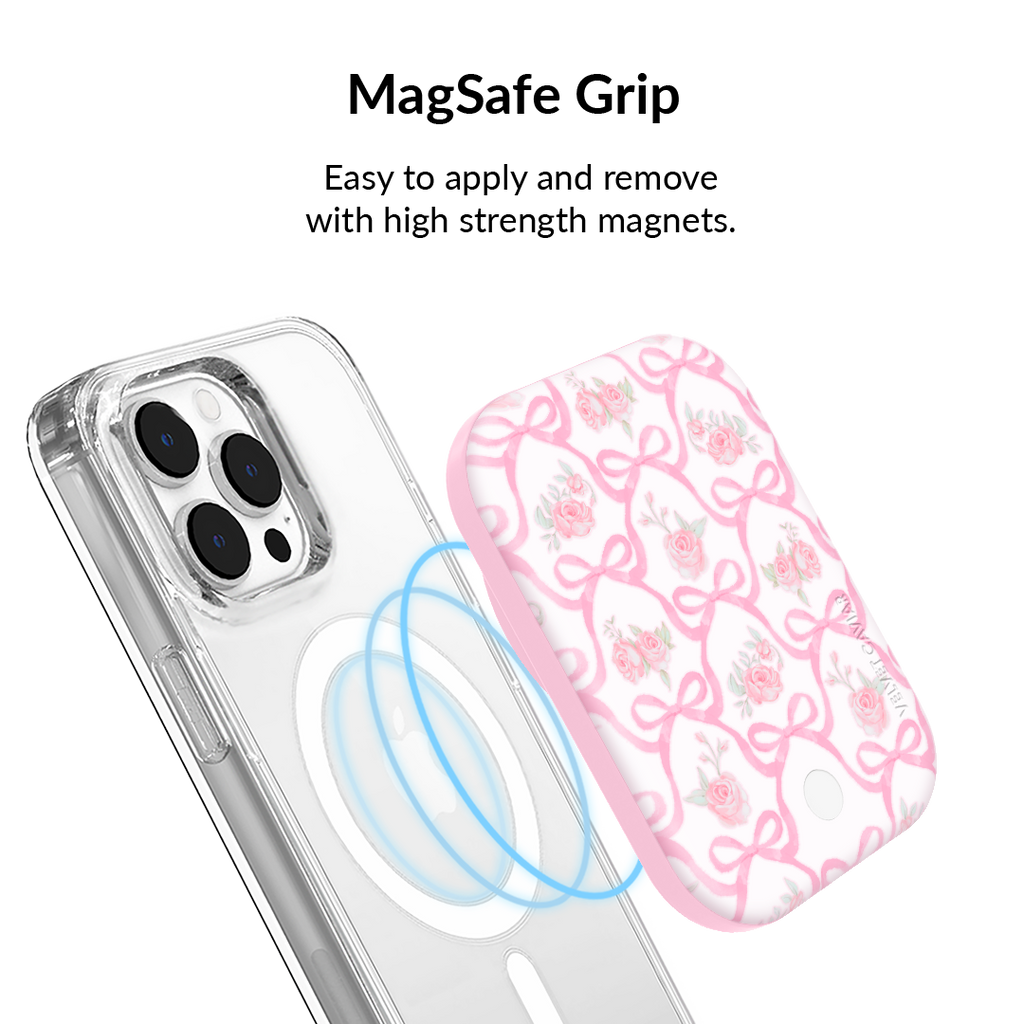 Lovely Pink Bows MagSafe Battery Power Pack
