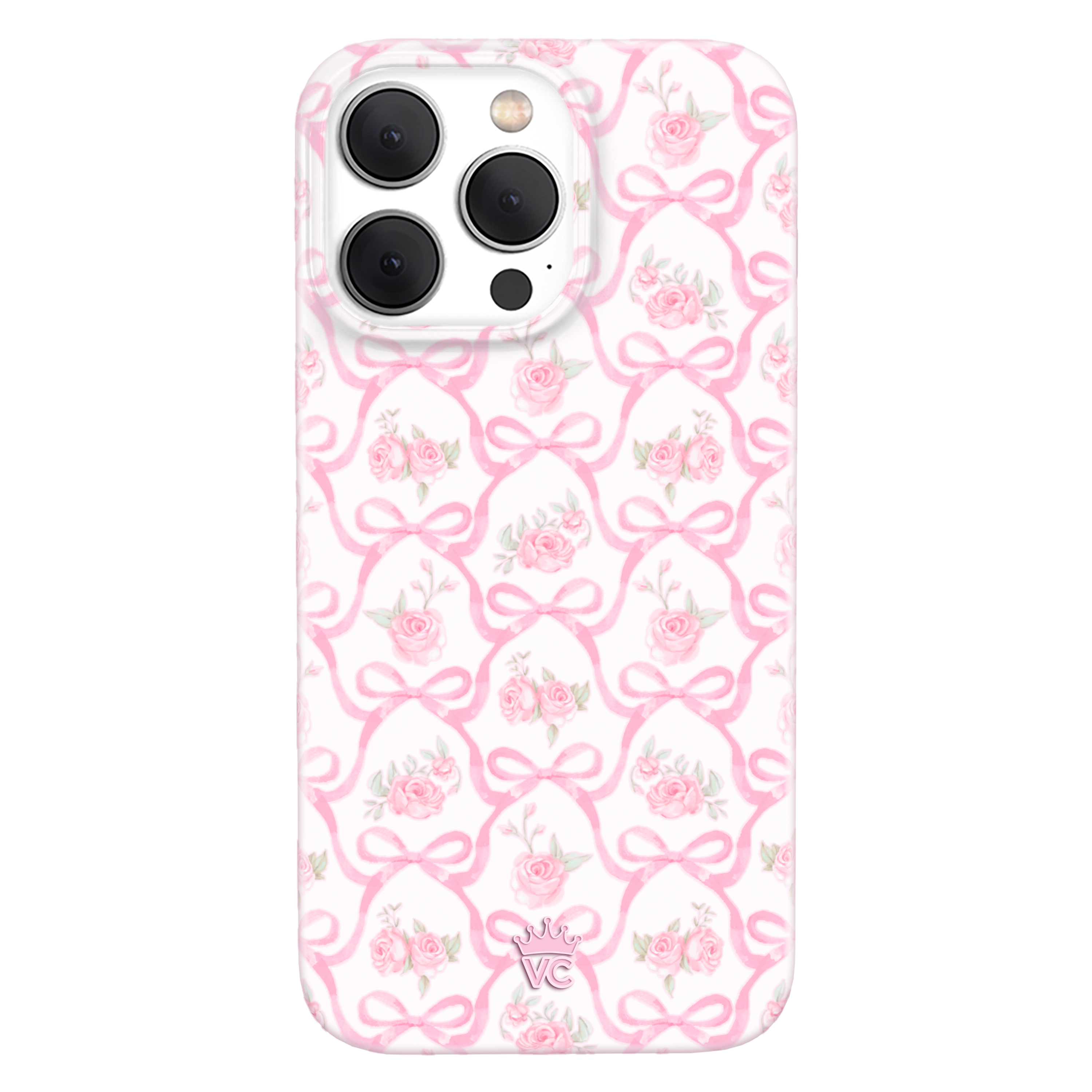 Lovely Pink Bows iPhone Case