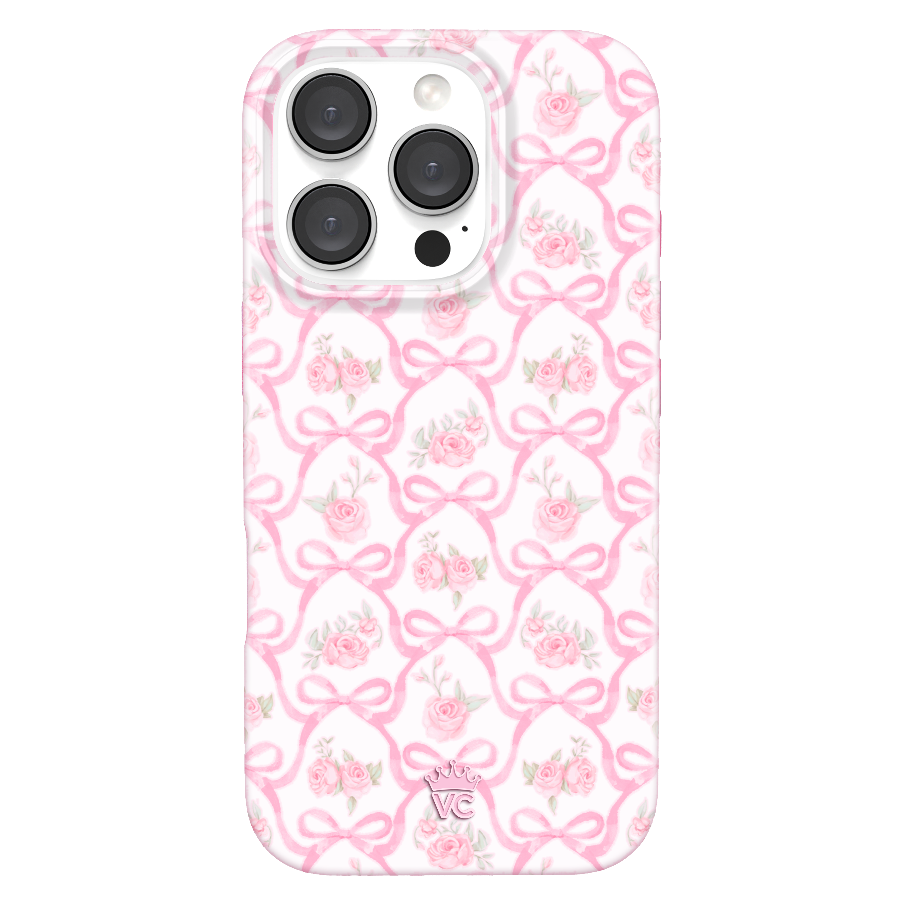 Lovely Pink Bows iPhone Case