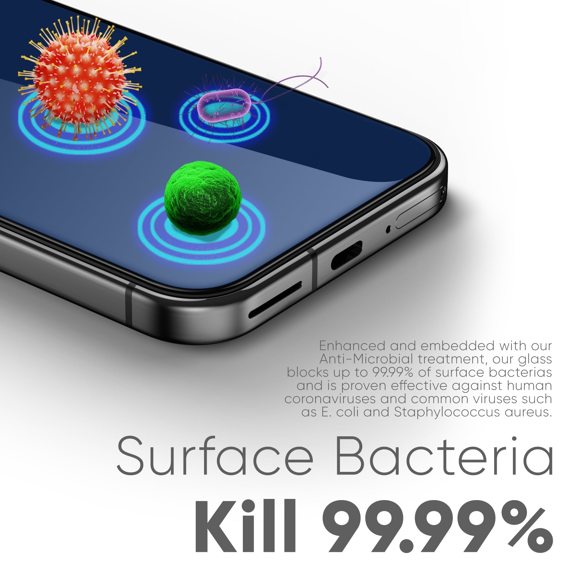 NanoArmour for Google Pixel 9A Screen Protector - Edge-to-Edge, Anti-Static, TruColor