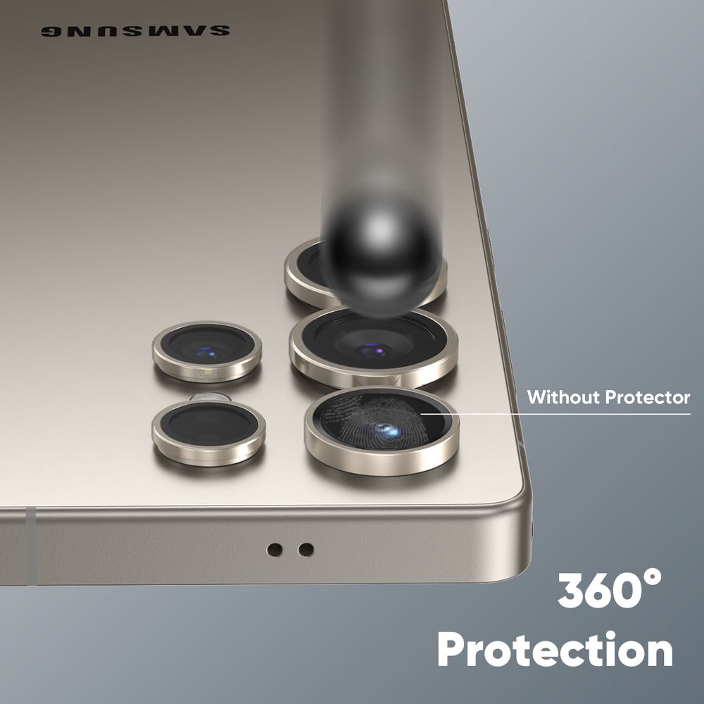 FLOLAB NanoArmour for Samsung Galaxy S25 Ultra Camera Lens Protector Anti Reflective Coating - 3 Colors Options