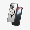 FLOLAB Surtect Tri-Fusion MagSafe Compatible Case – iPhone 16 Series (Black Clear)