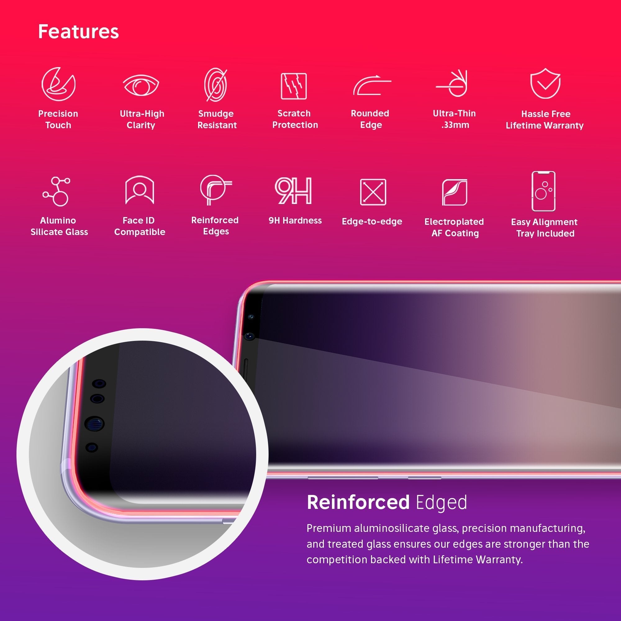 NanoArmour for Samsung Galaxy S8 Screen Protector (Available in US)