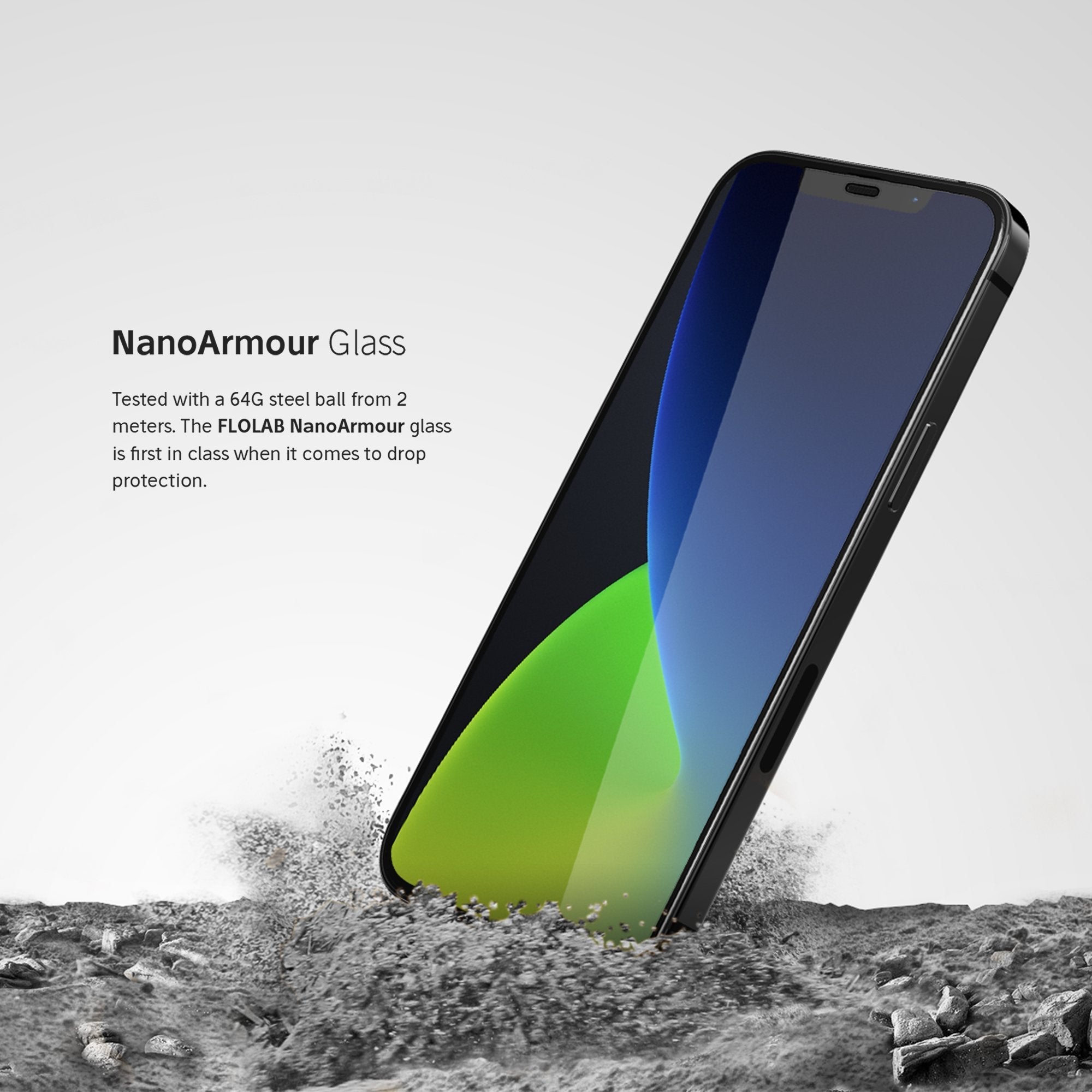 NanoArmour for iPhone 12 Screen Protector Edge-to-Edge
