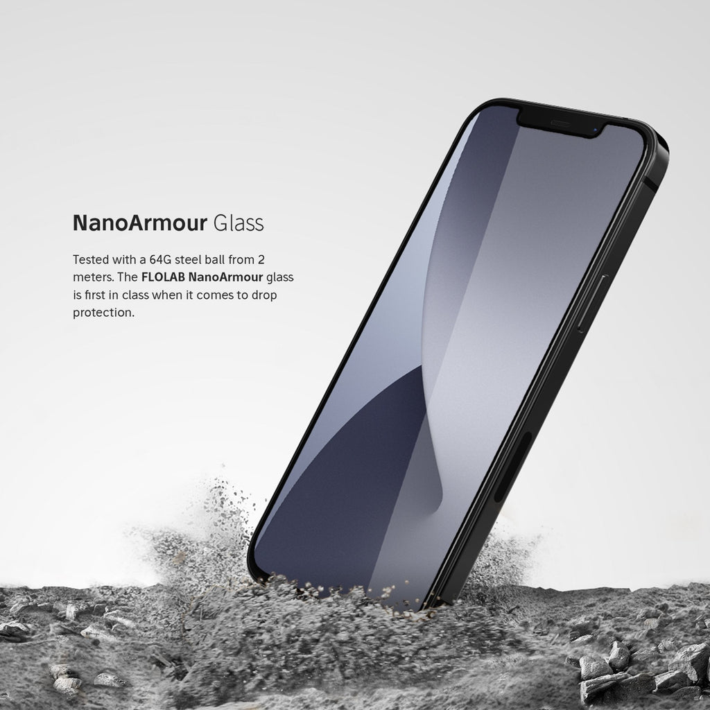 NanoArmour Best Screen Protector for iPhone 12 Edge-to-Edge