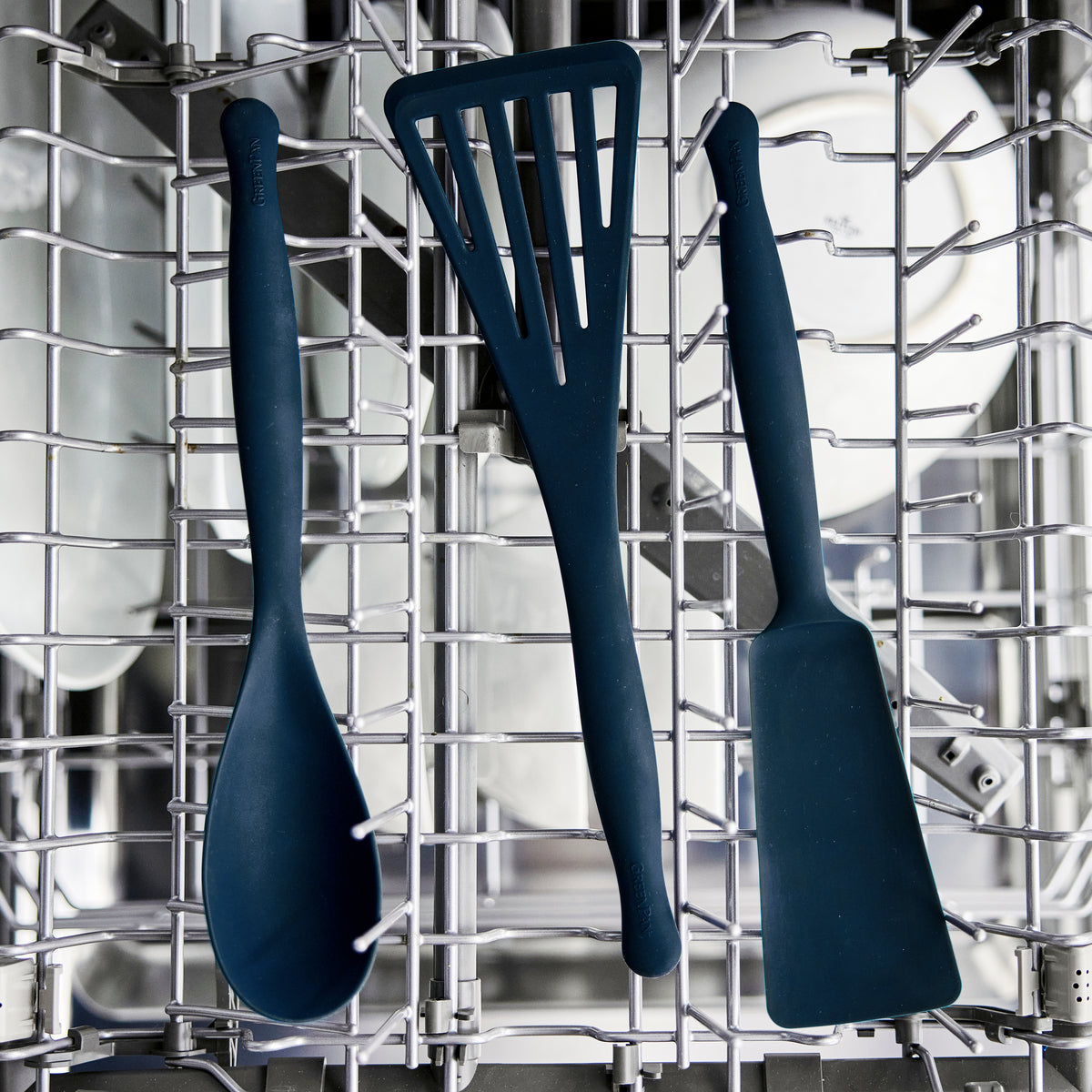 Premiere Silicone Slotted Spoon | Oxford Blue - Image 6