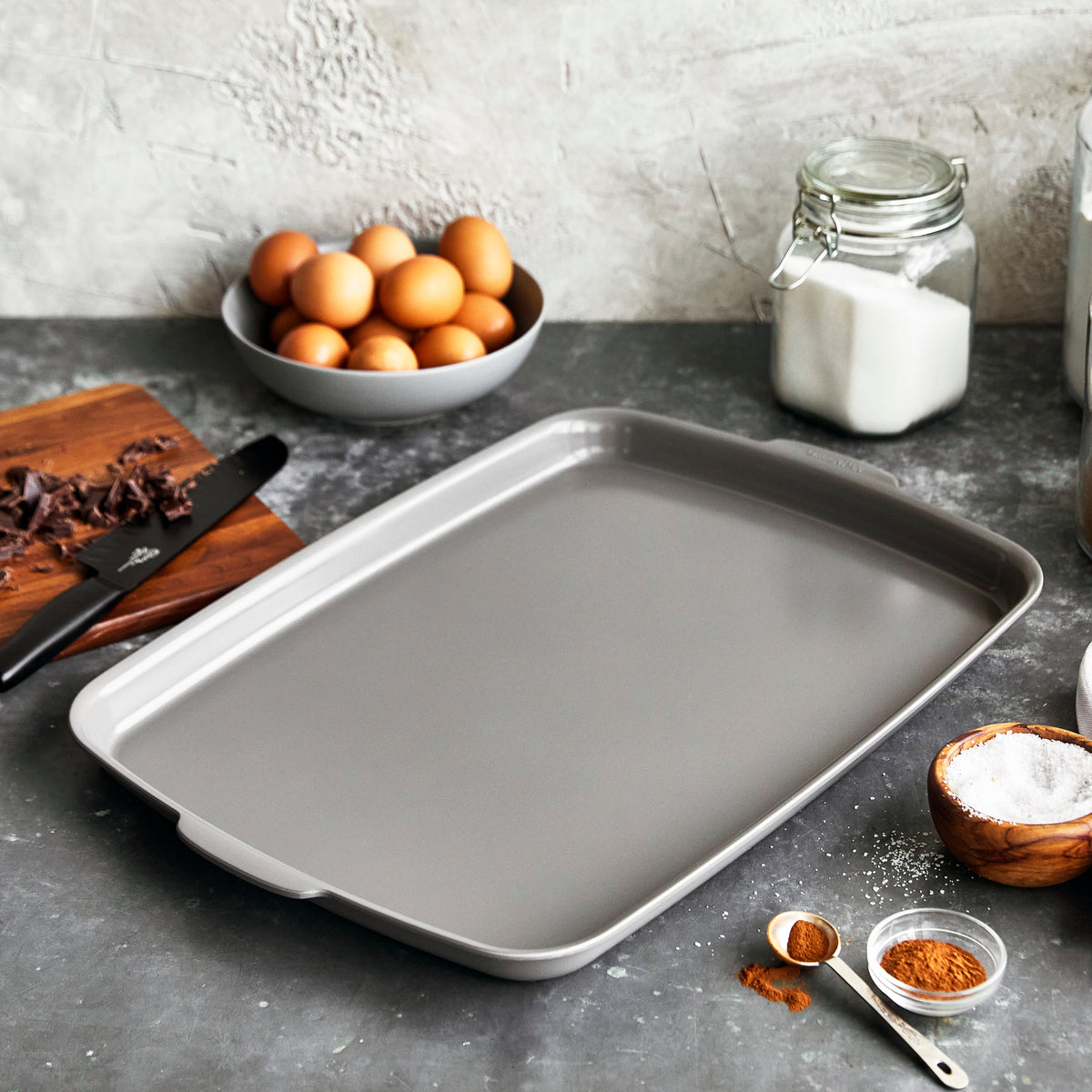 Premiere Ovenware Ceramic Nonstick 18" x 13" Half Sheet Pan - Image 2