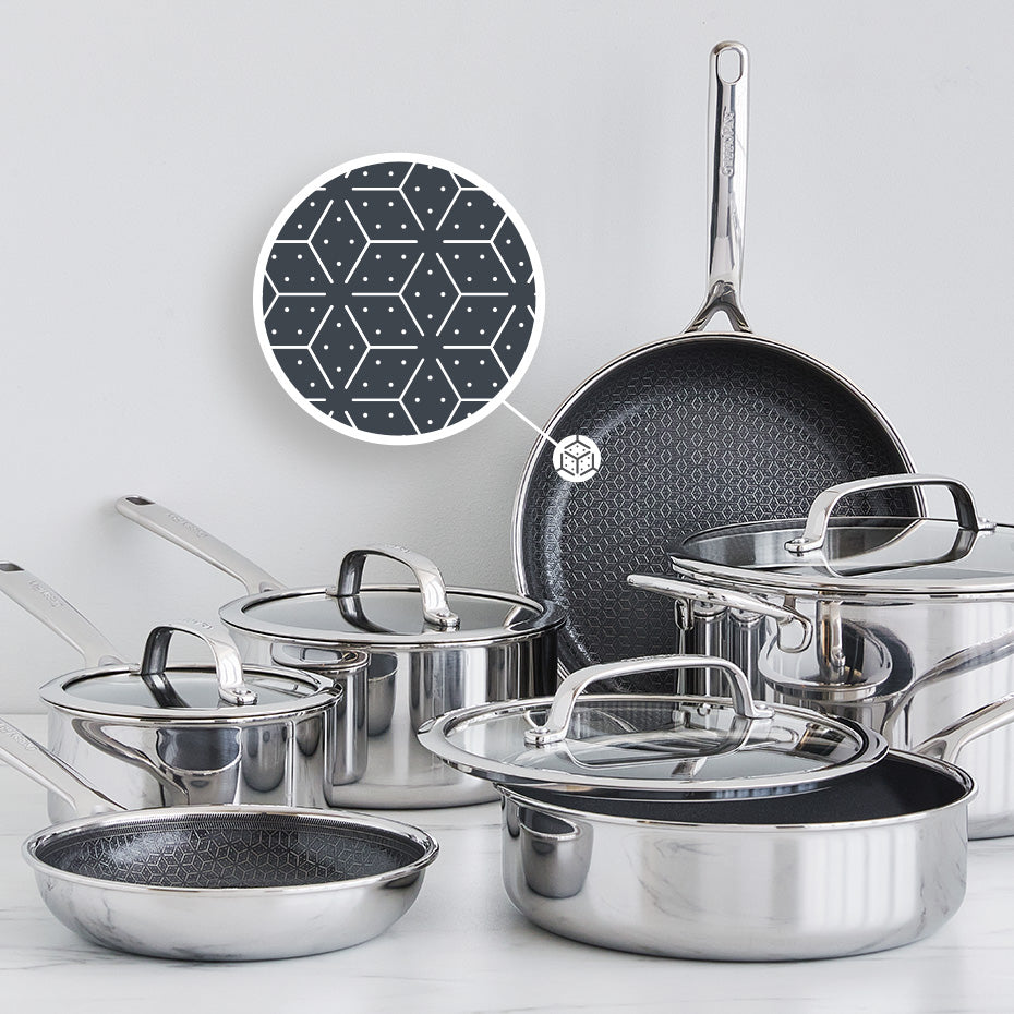 Spectra Thermobond Hybrid Ceramic Nonstick 12-Piece Cookware Set - Image 4