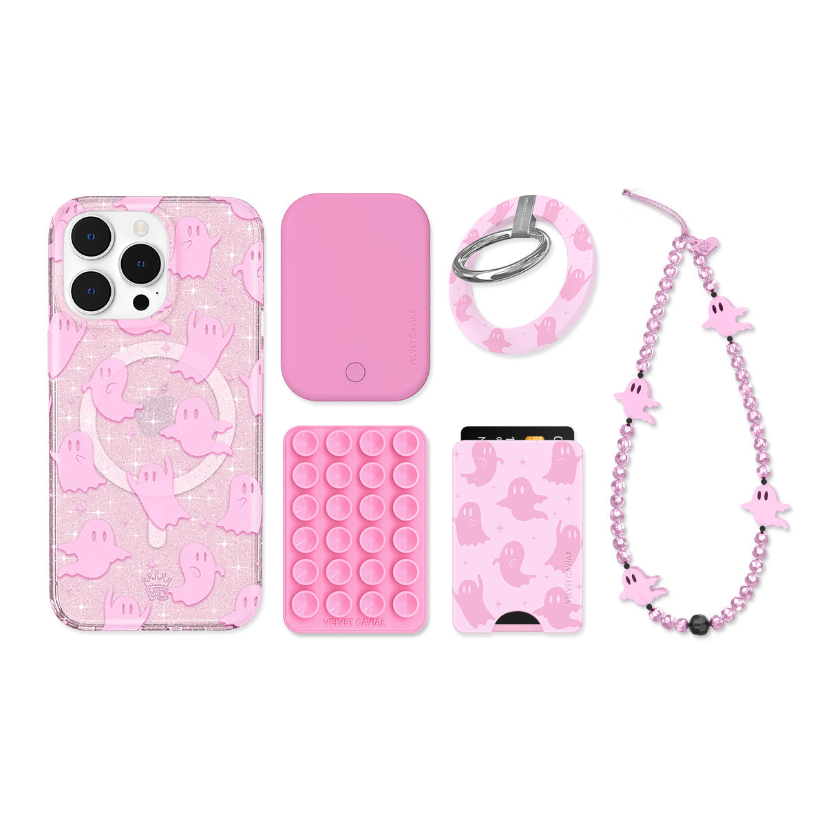 Ghosted Pink iPhone Bundle Set