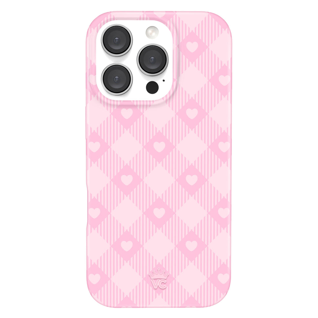 Dolly Pink Gingham iPhone Case
