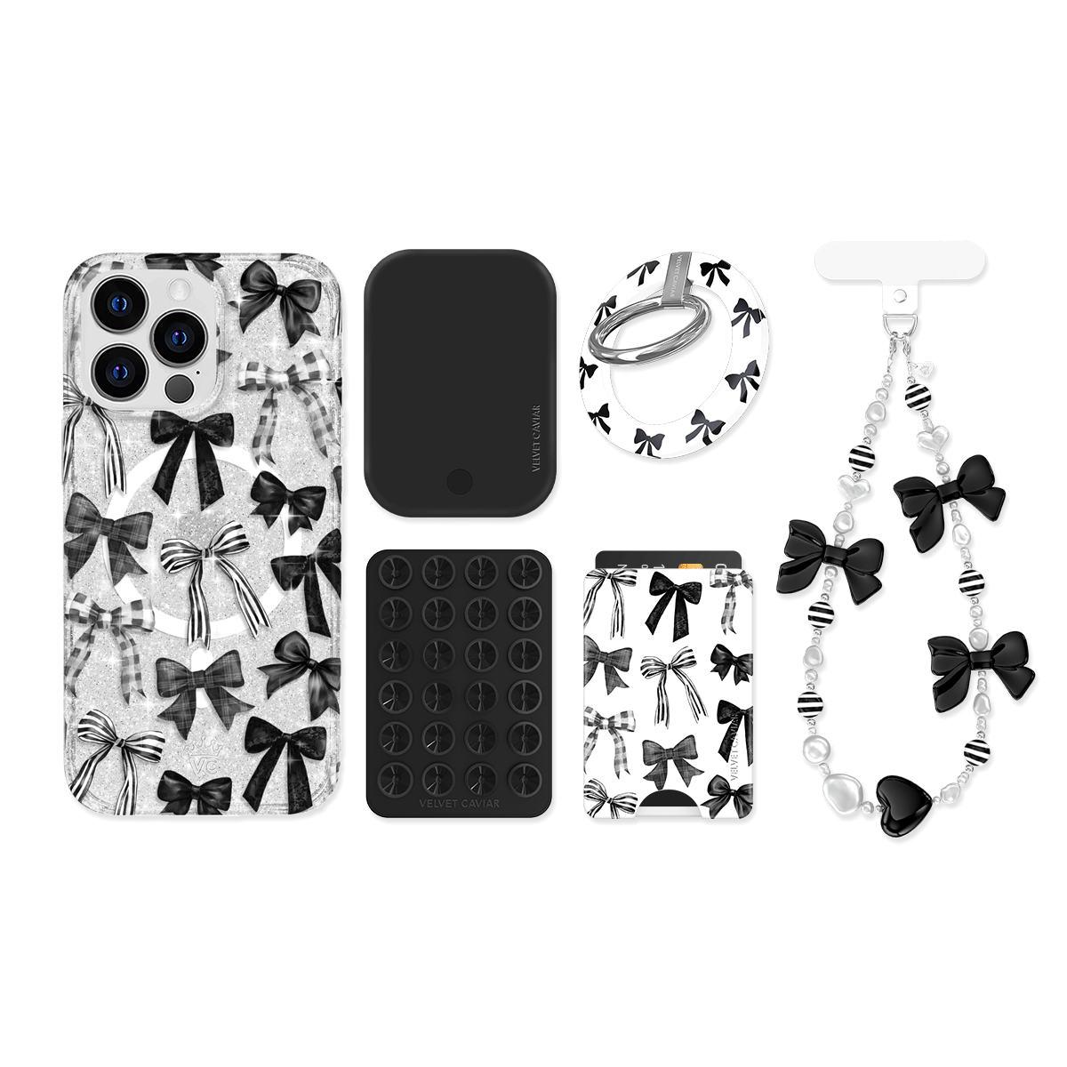 Gothic Bows iPhone Bundle Set
