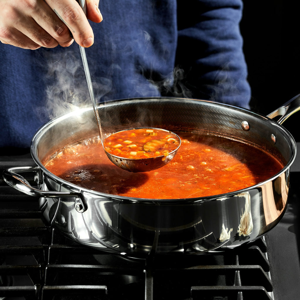 Hybrid Deep Sauté Pan with Lid, 5.5-Qt - Image 8