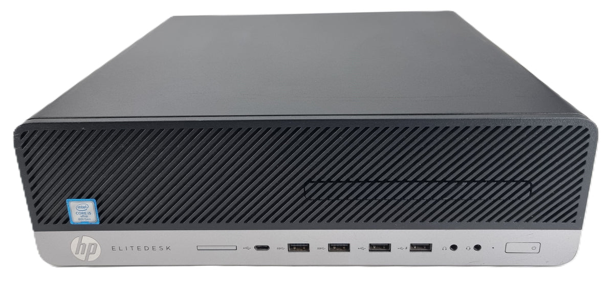 HP EliteDesk 800 G4 Desktop PC, Core i5 8th Gen, 8GB RAM, 256GB SSD, Win 11