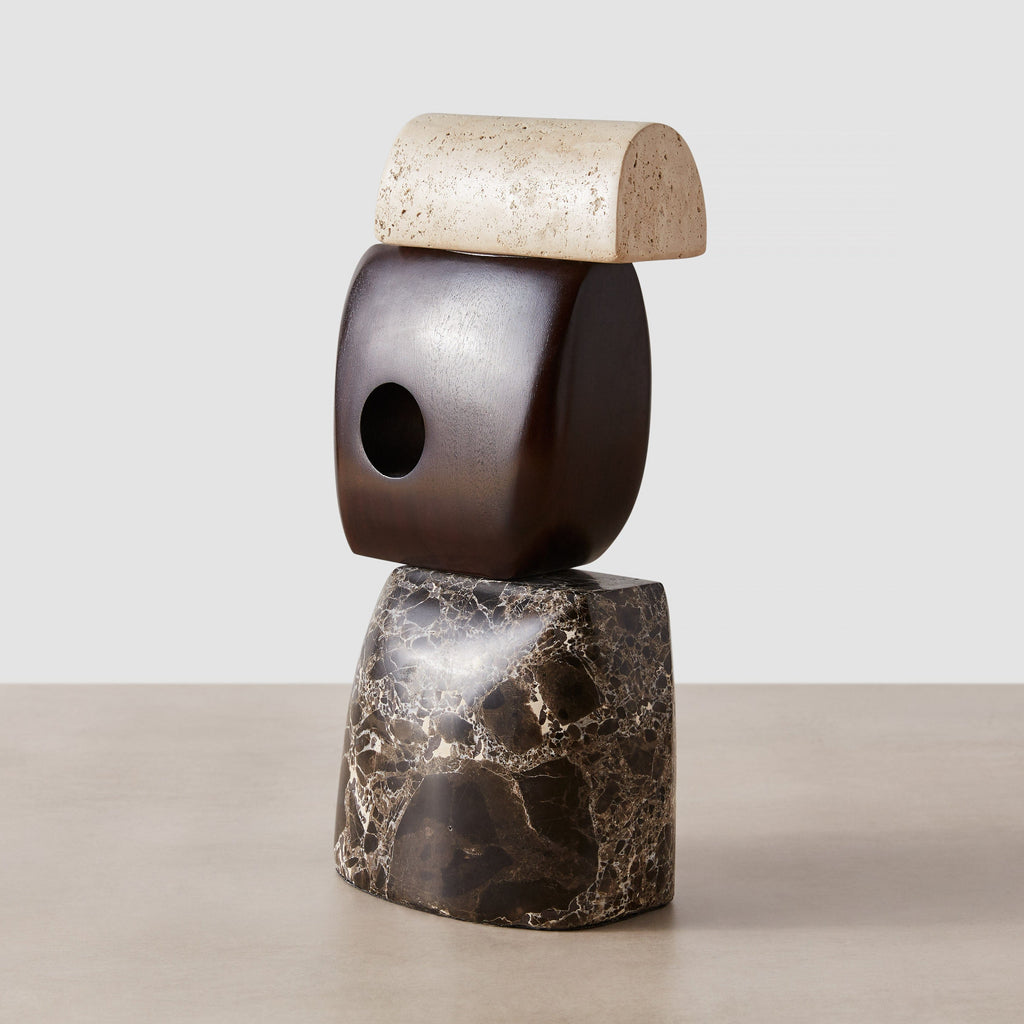 Hari Stone and Wood Sculpture - Image 6