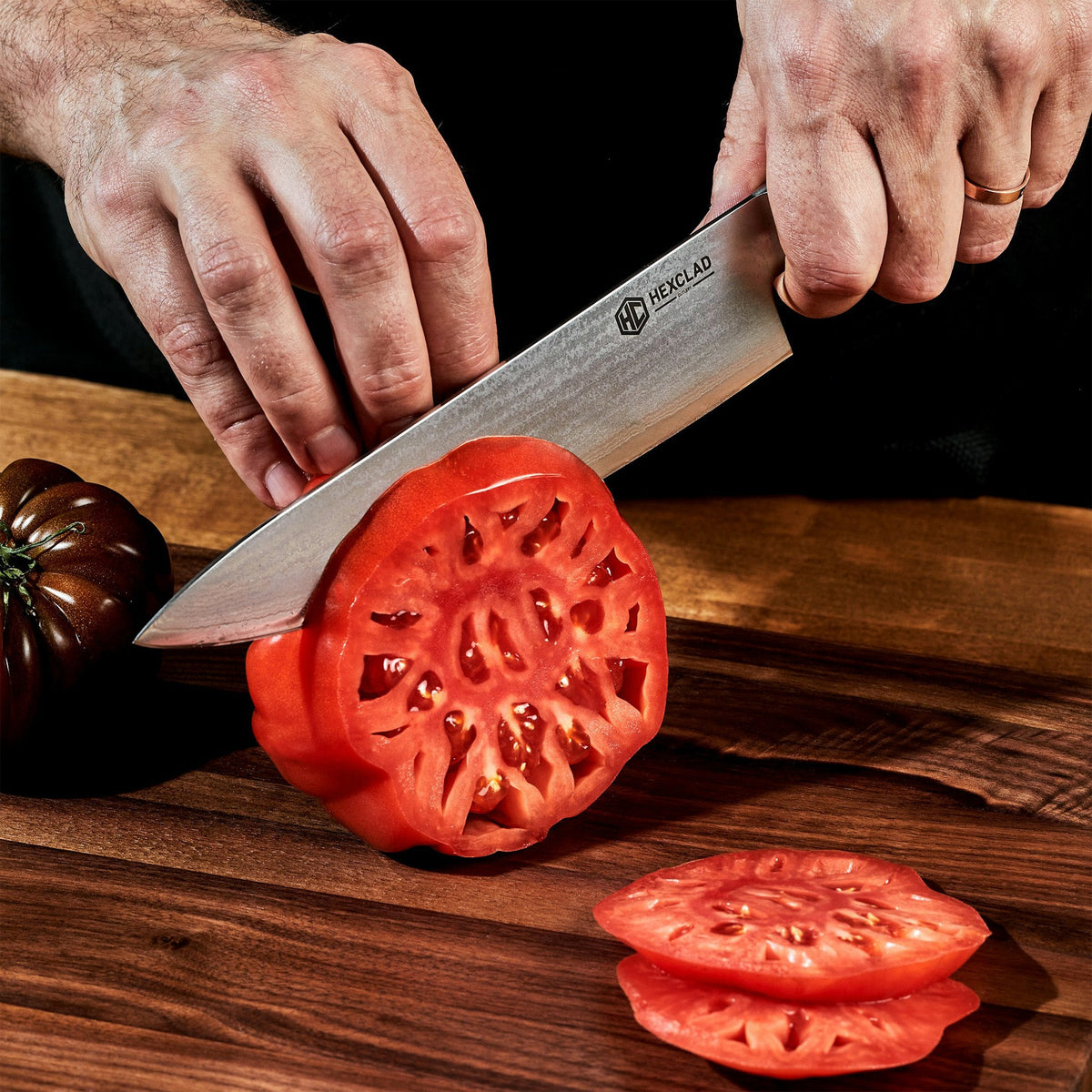Damascus Steel Chef's Knife, 8" - Image 3