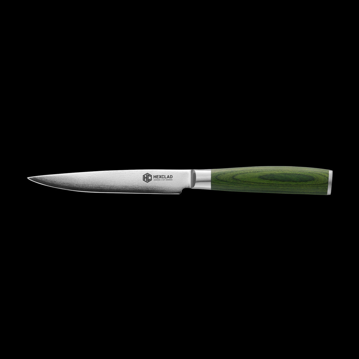 Damascus Steel Steak Knife Set, 8-pc (Green) - Image 4